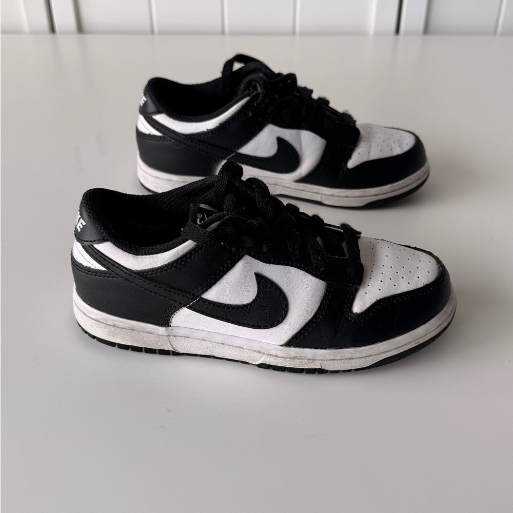 Nike Kids Black and White Dunk Low Pandas